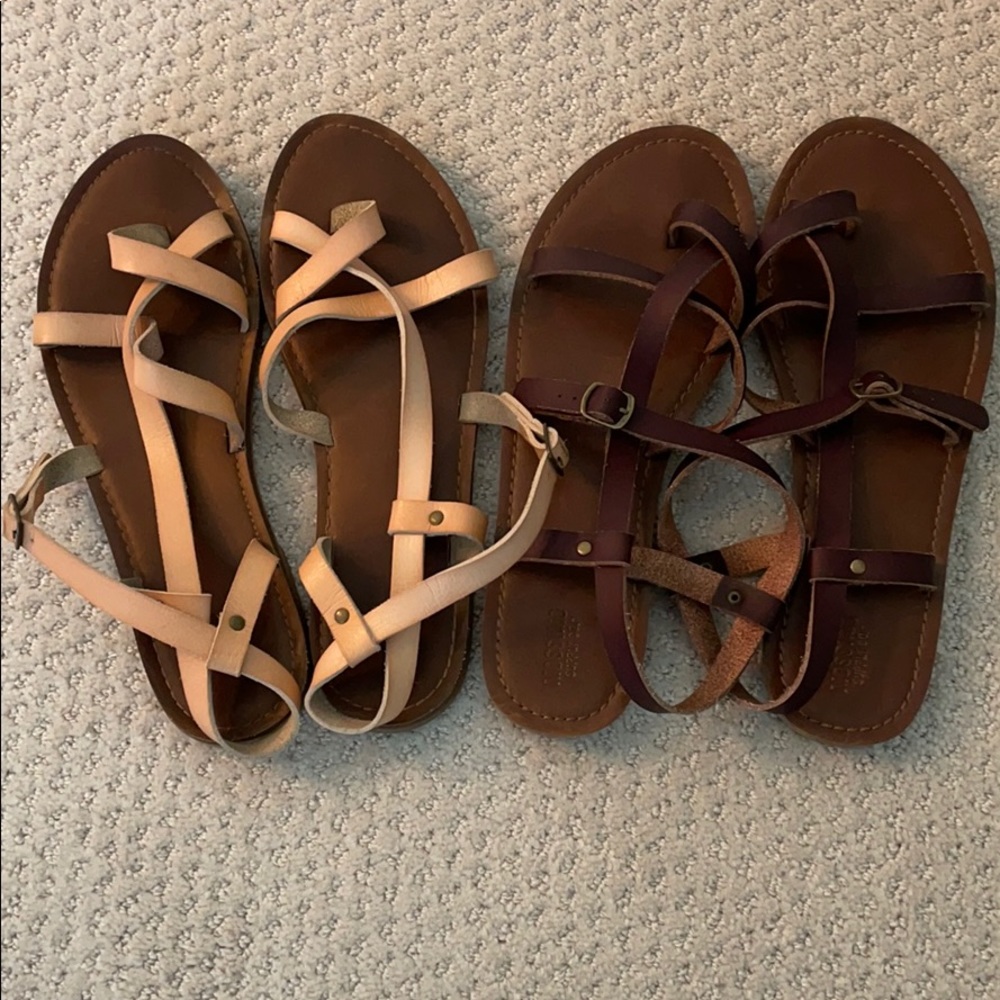 Lot Mossimo women’s strap sandals